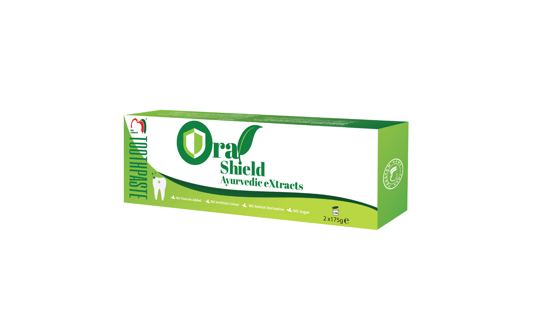 Picture of Oral Shield Ayurvedic Toothpaste 荣誉草本牙膏  (2 X 175g)