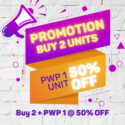 Picture of PROMOTION BUY 2 + PWP 1 @ 50% OFF